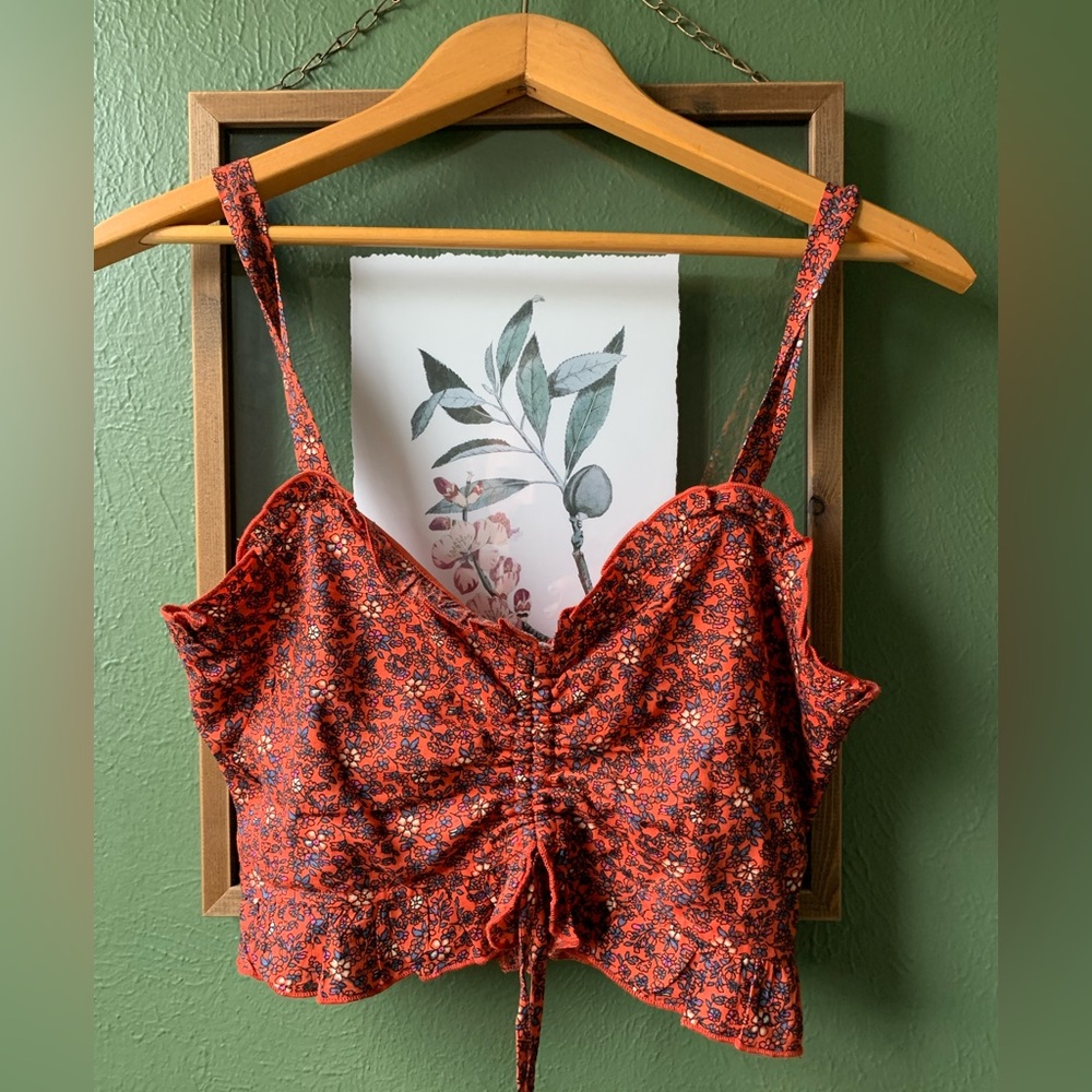 Floral crop top